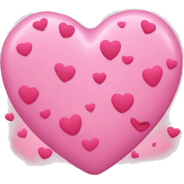 Pink love emoji