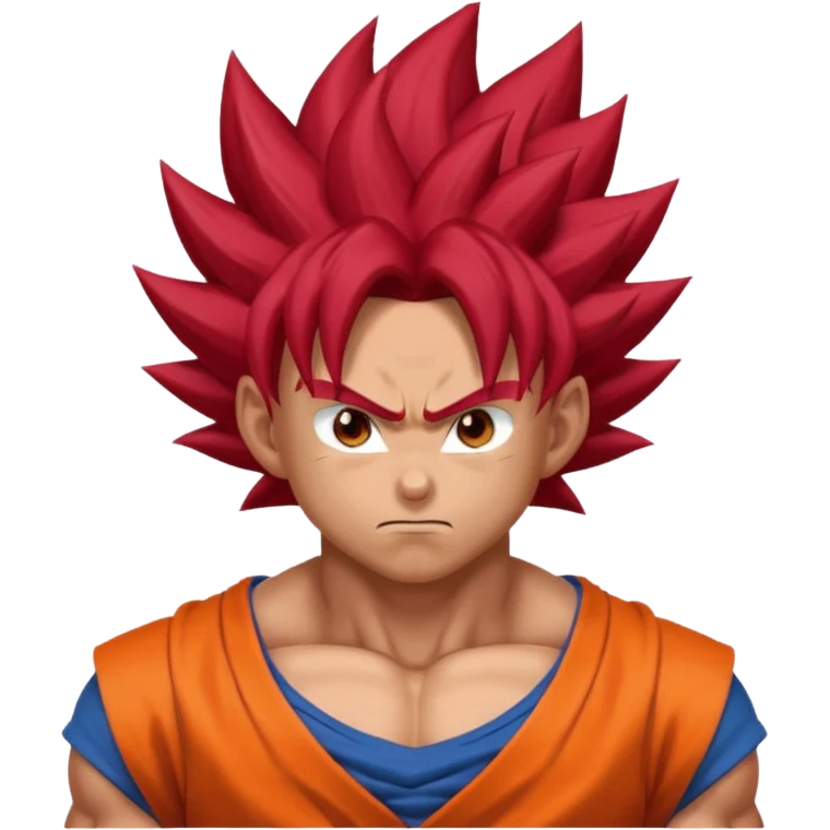 Goku super saiyan god emoji