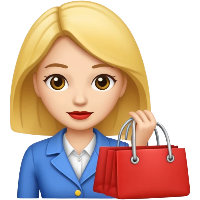 shopaholic woman emoji