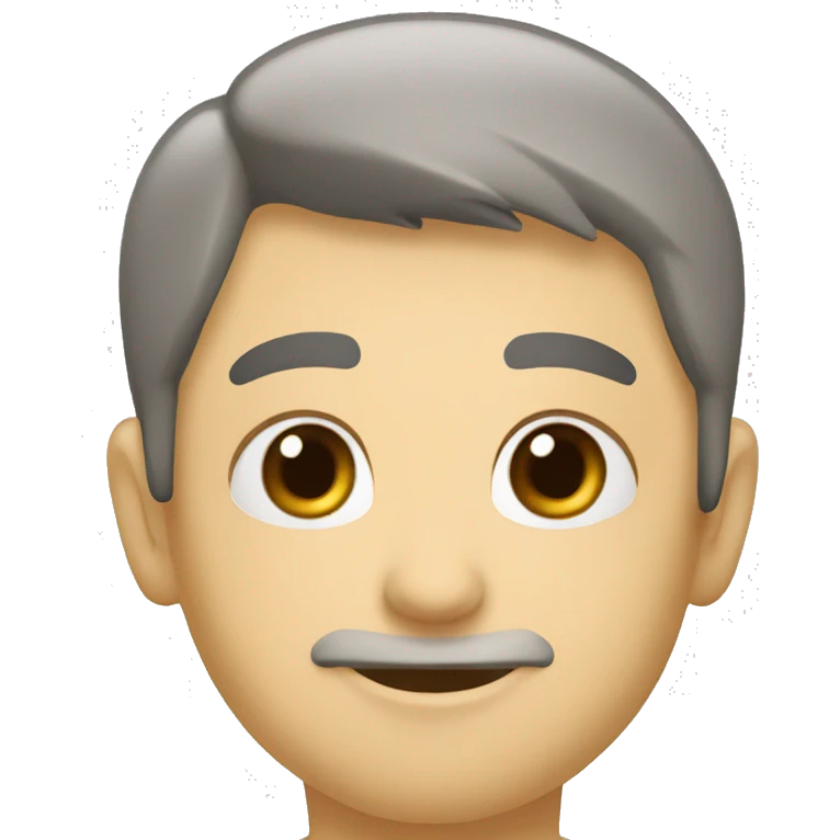 Мальчик с тряяником emoji
