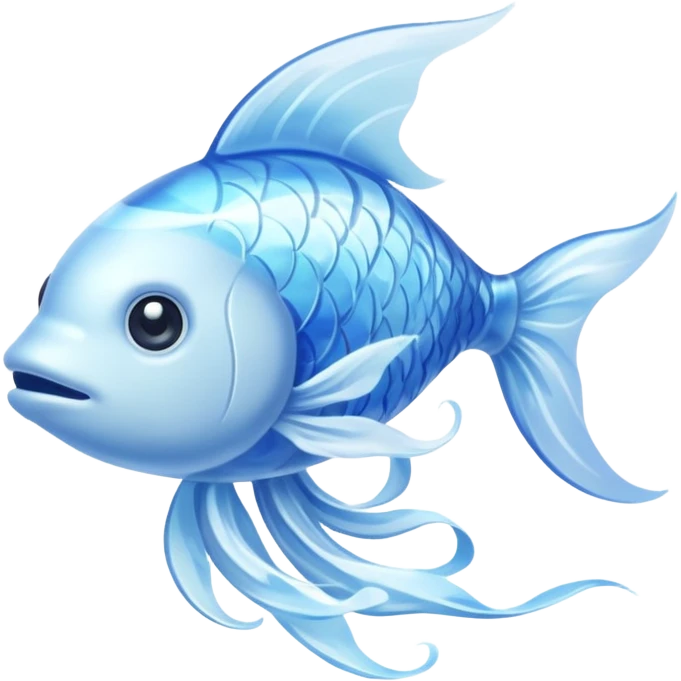 air elemental fish with wind effects emoji