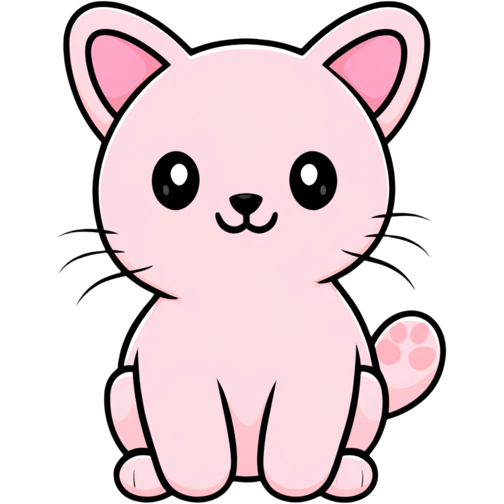 light pink paw emoji