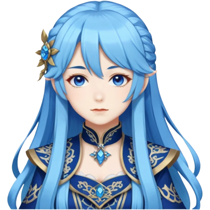 Furina from Genshin Impact emoji