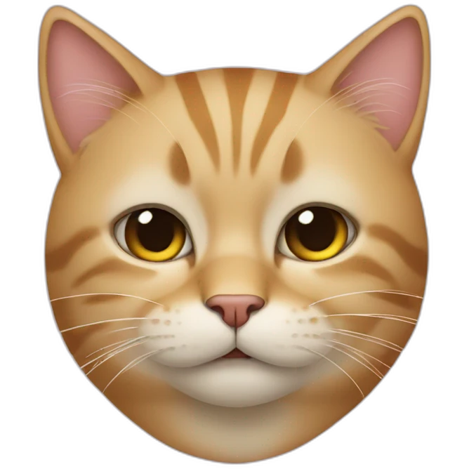 Cat pondering lips to right side emoji