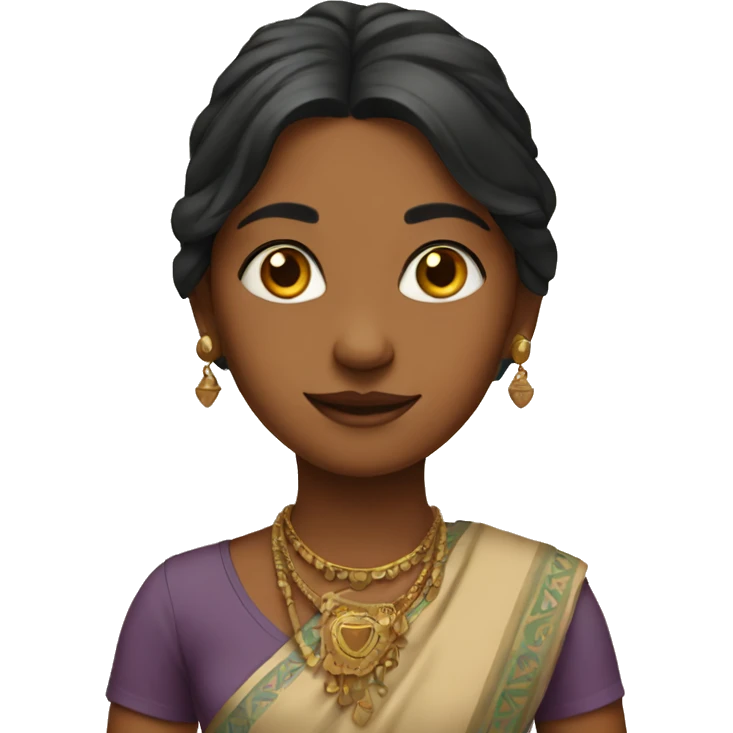 Indian girl  emoji