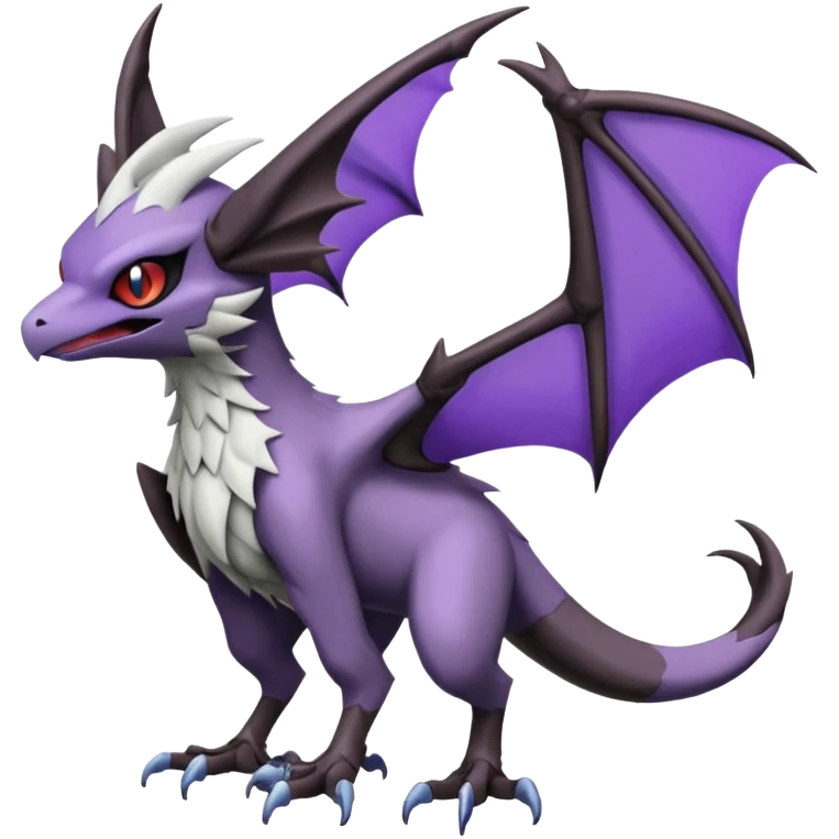 Noibat-Noivern-Silvally-Fakémon-hybrid-creature (full body)  emoji