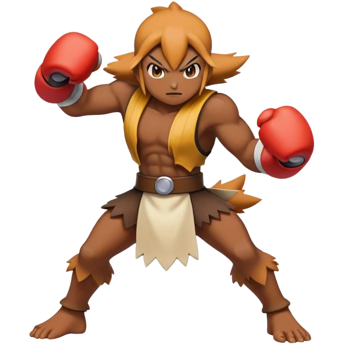 Fighting type pokemon emoji
