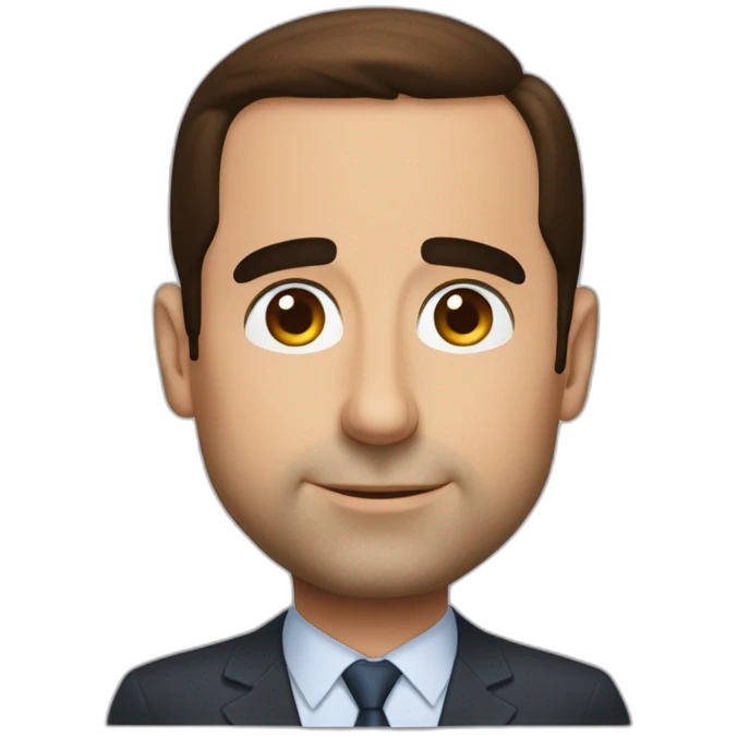 Micheal Scott avec une tasse de café  emoji