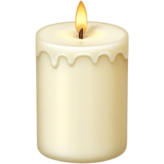 vanilla scented candle emoji