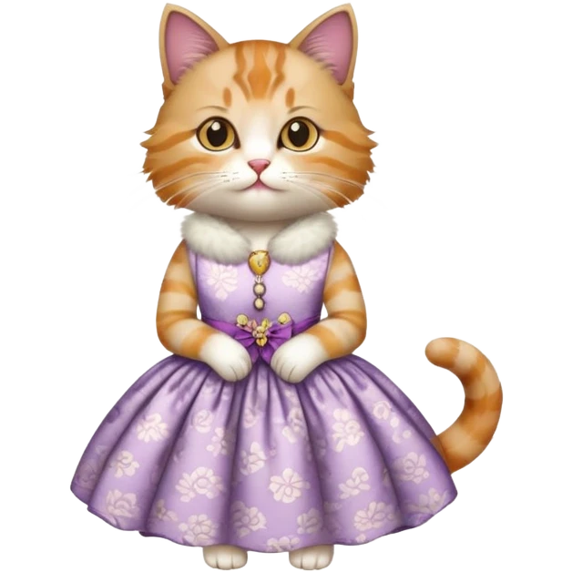Cats dress emoji