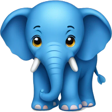 blue elephant emoji