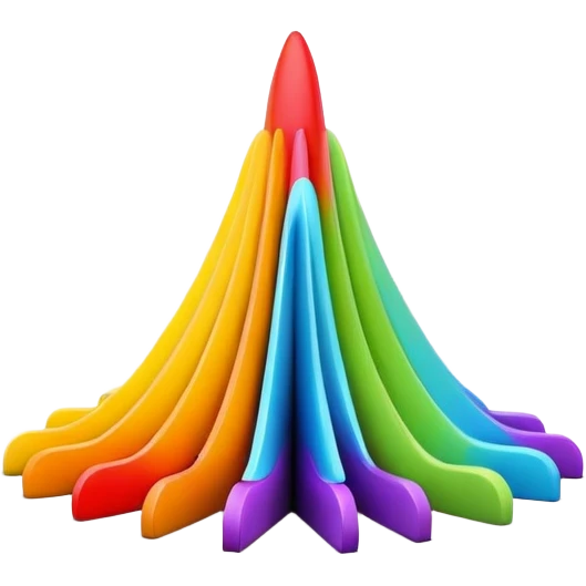 a plot of a multiple normal distribution emoji