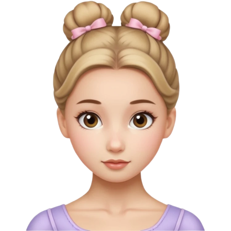 ballet bun  hair princes  emoji