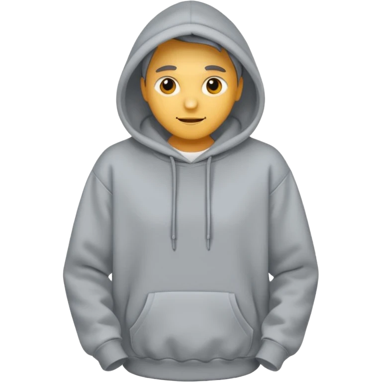 Oversized hoodie emoji
