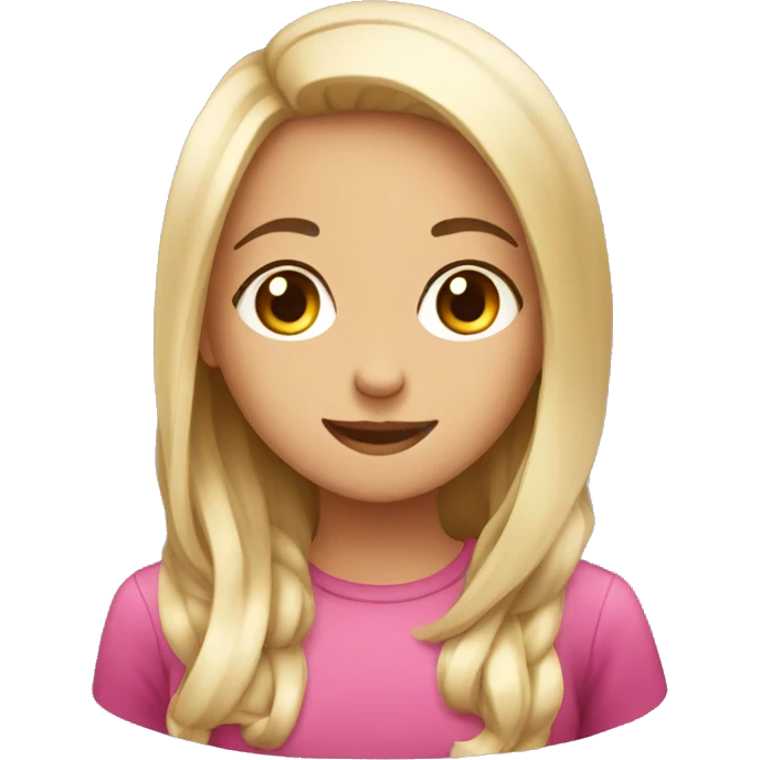 Girly readinf emoji