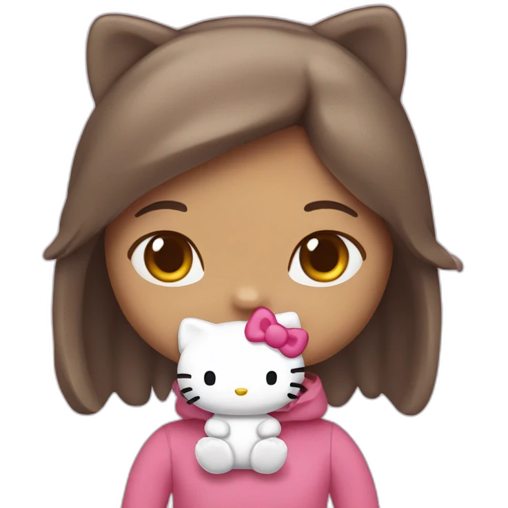 Hello kitty emoji