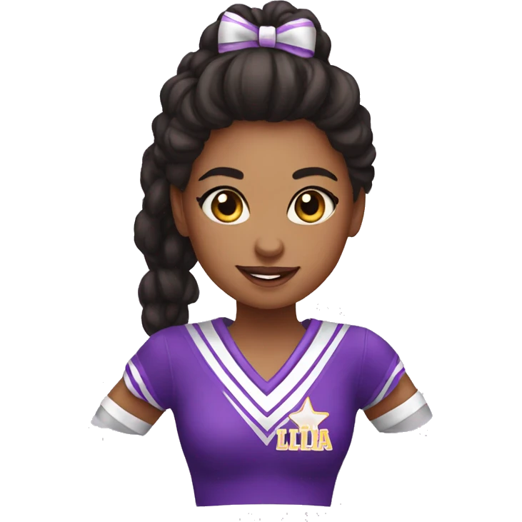 Allstar cheerleader lila emoji