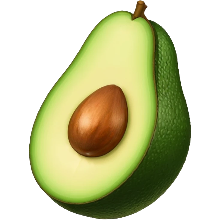ToonyHalf Avocado emoji