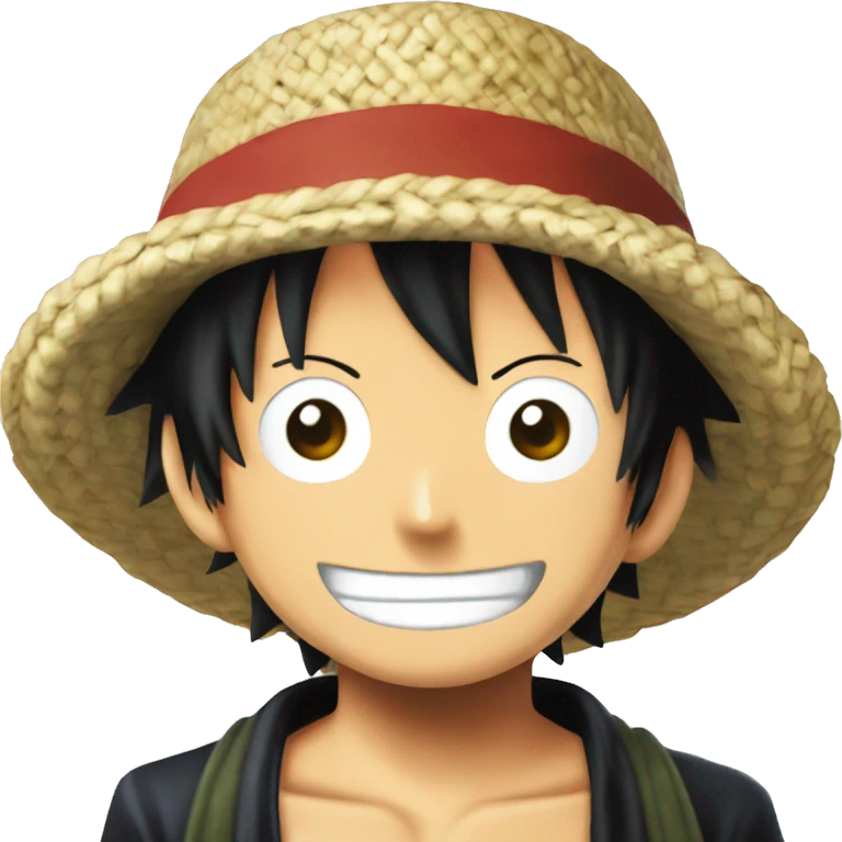 Chapeau de luffy dans one piece  emoji