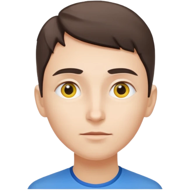 Ukrainean looking up left emoji
