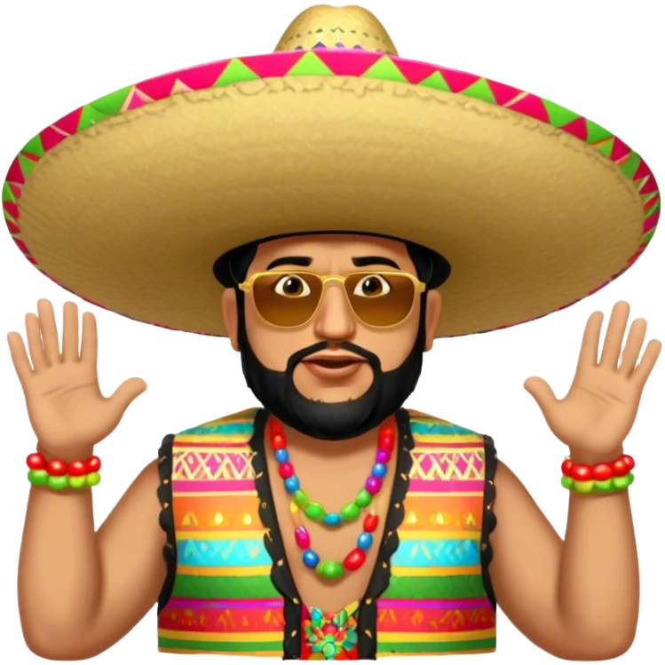Fiestero with Sombrero emoji