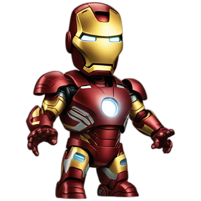 Iron Man who salutes emoji