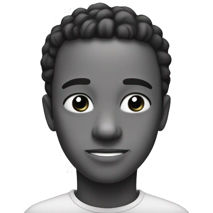 cute black and white  emoji