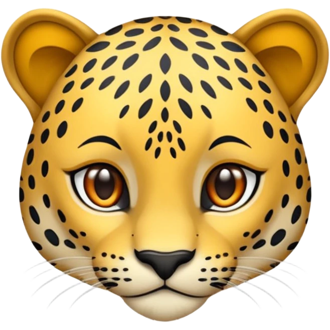 Leopar desenli kurdele altın rengi olsun  emoji
