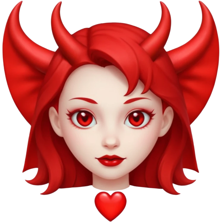 Devil girl is heart  emoji