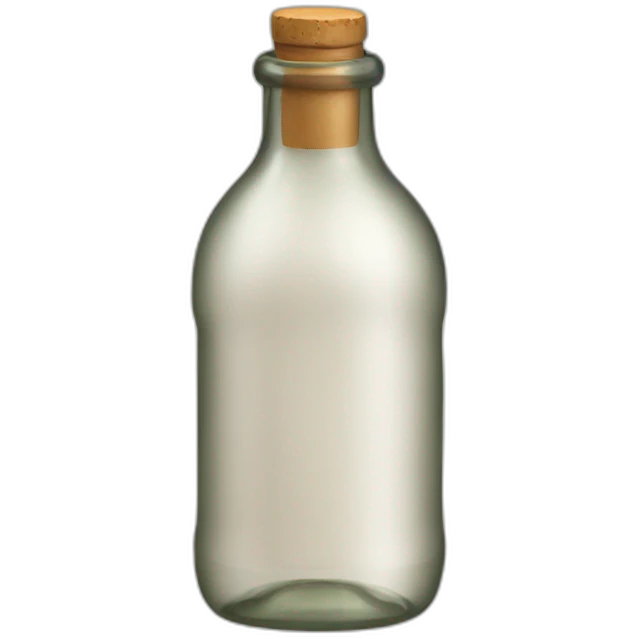 a bottle emoji