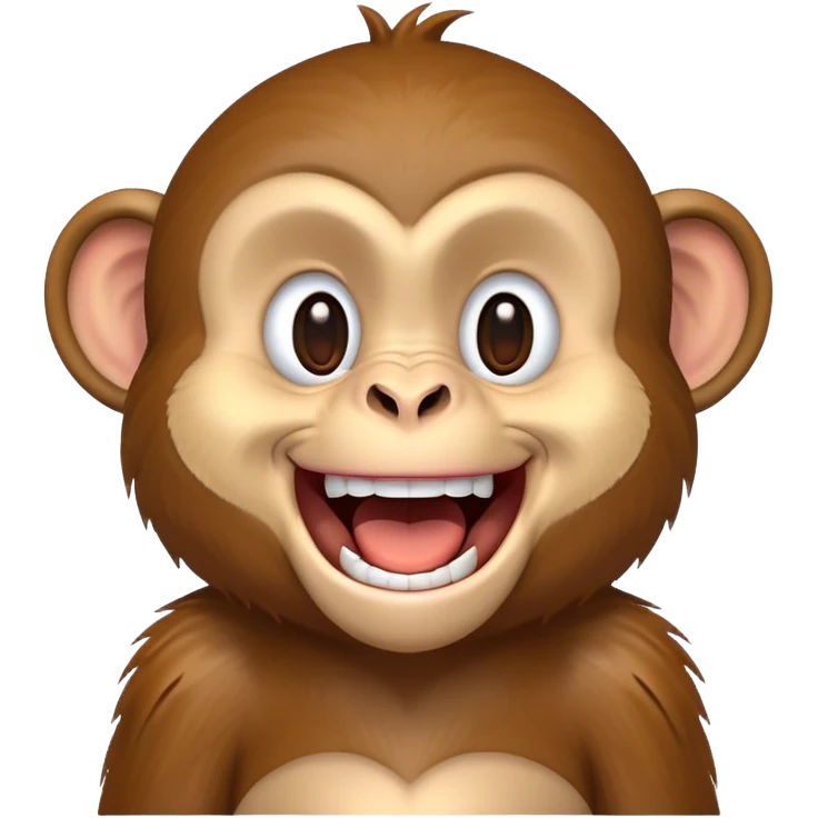 monkey laughing emoji