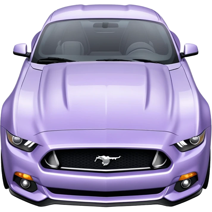 Pale lavander mustang  emoji