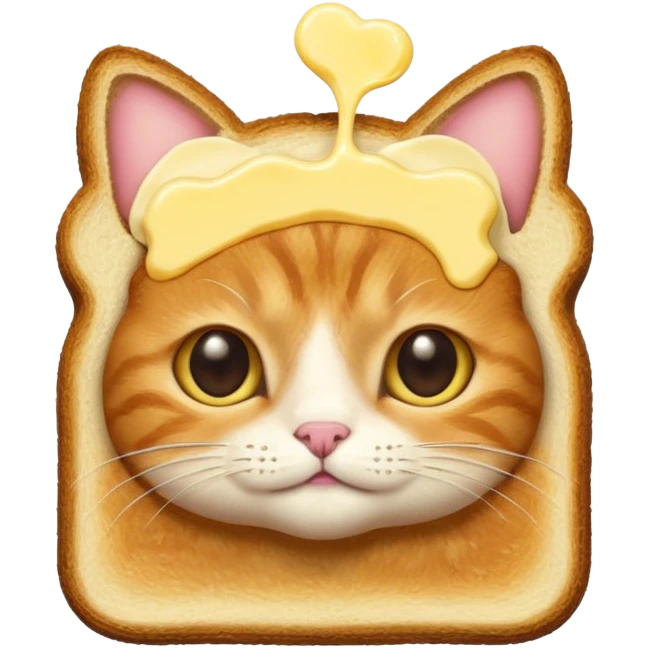 Toast cat emoji