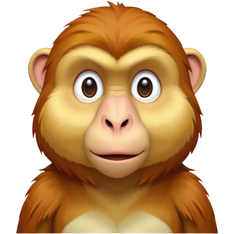 long nose proboscis monkey emoji