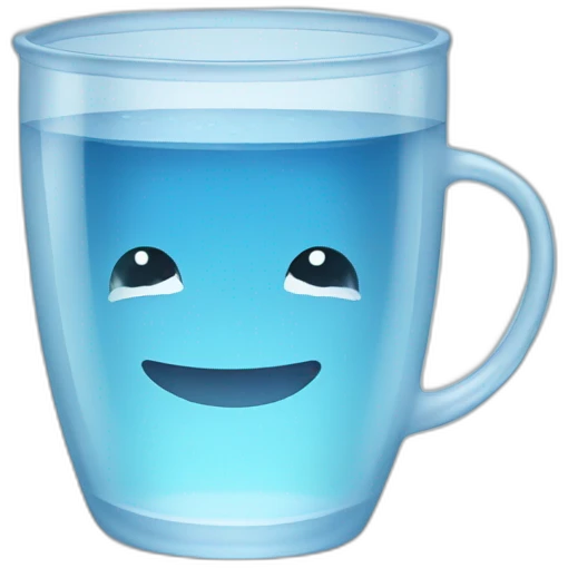 A cup of water emoji