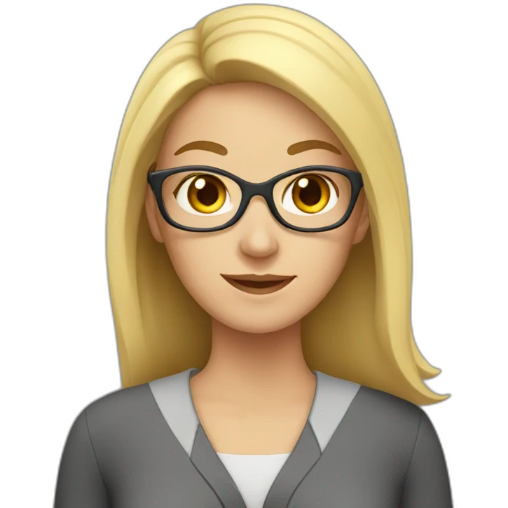 White woman teacher emoji
