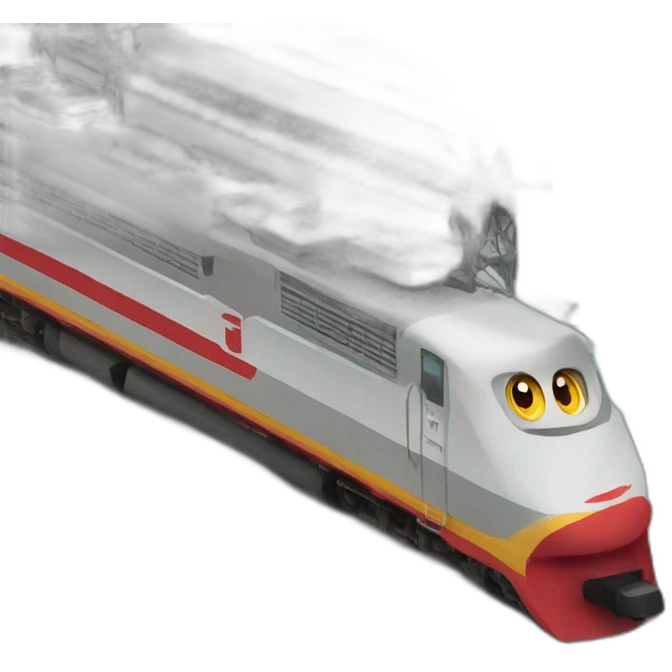 Rails trains emoji