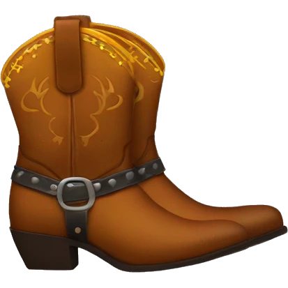 Cowboy boots emoji