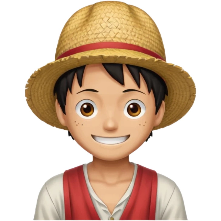 Luffy from one piece emoji