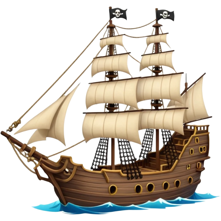 pirate ship emoji