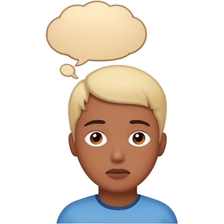 Person with thought bubble emoji