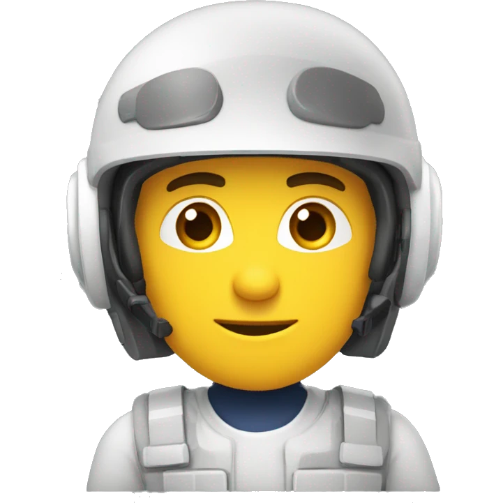ingeniero furioso con casco blanco  emoji