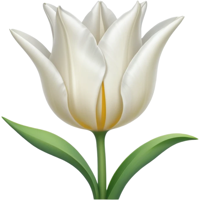 White tulip emoji