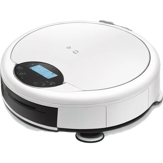 white robot vacuum emoji