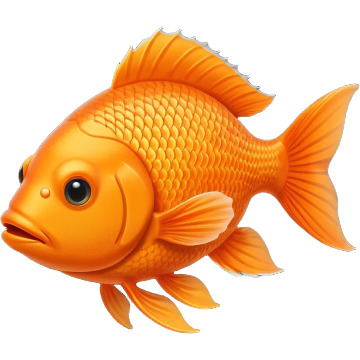 Orange Fish emoji