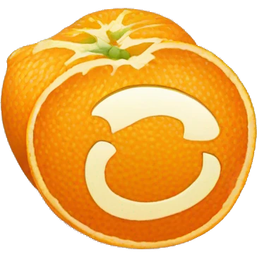 orange color money emoji