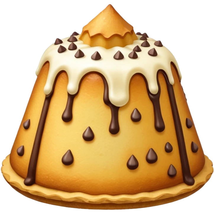 pandoro con cioccolatini emoji