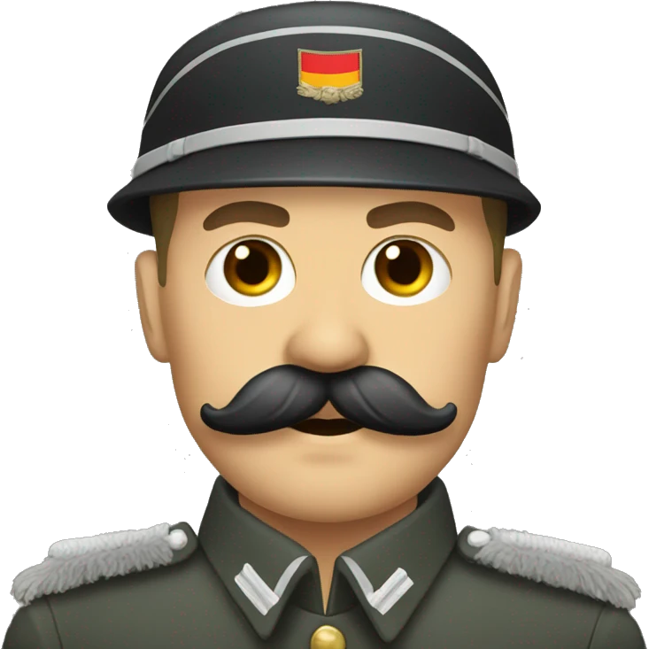 german soldier mustache emoji