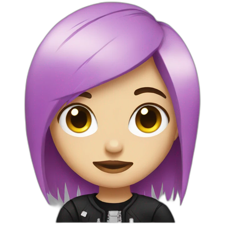 emo girl emoji