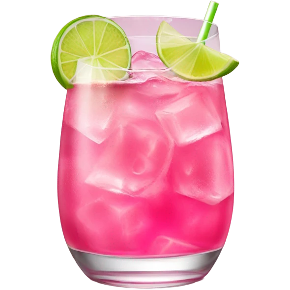 Pink drink emoji